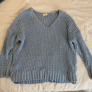 Baby blue knit sweater